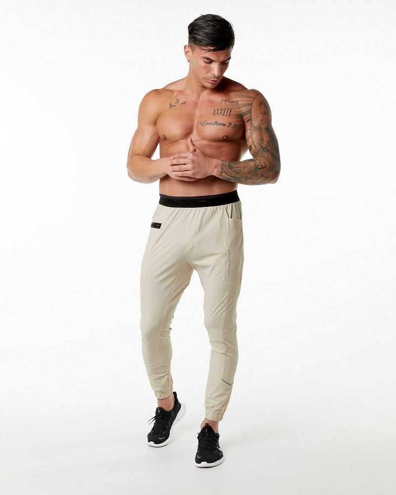 Pantalones Jogger Alphalete Studio Hombre Marrom | Mexico-893710