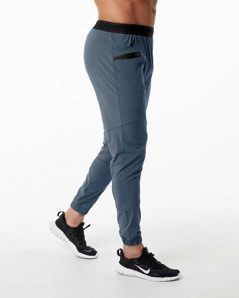 Pantalones Jogger Alphalete Studio Hombre Azules | Mexico-415927