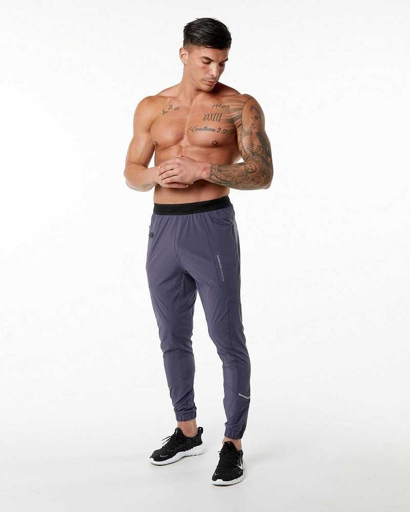 Pantalones Jogger Alphalete Studio Hombre Morados | Mexico-951072