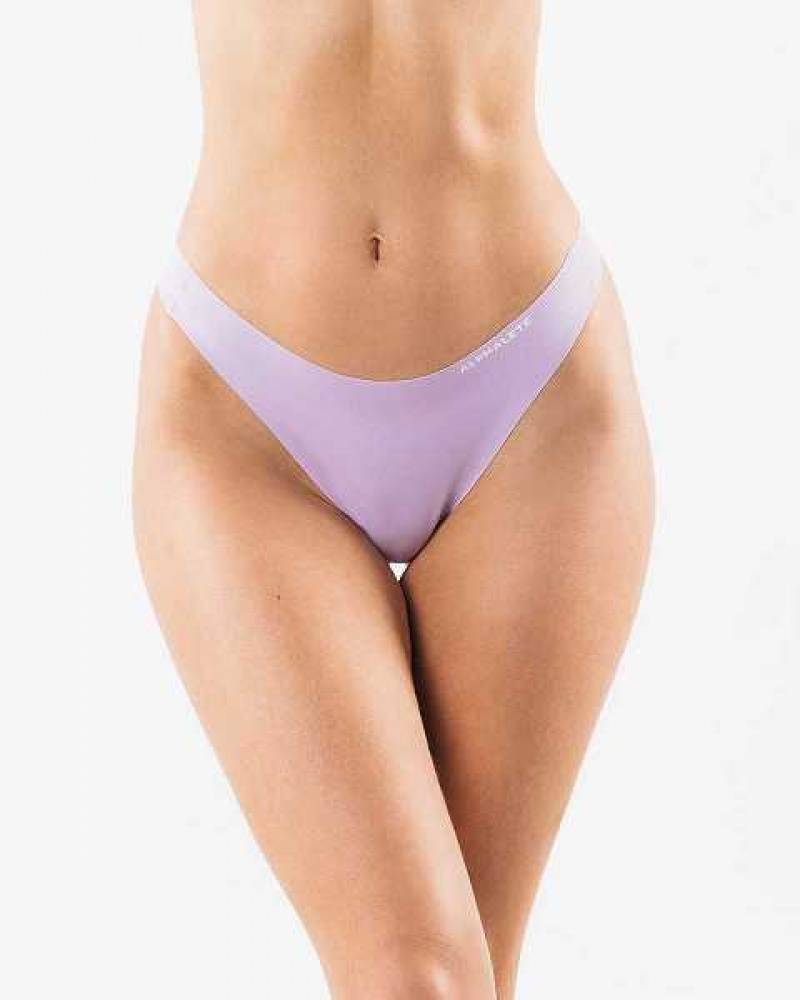 Ropa Interior Alphalete Seamless Tanga 3pk Mujer Verdes | Mexico-197850