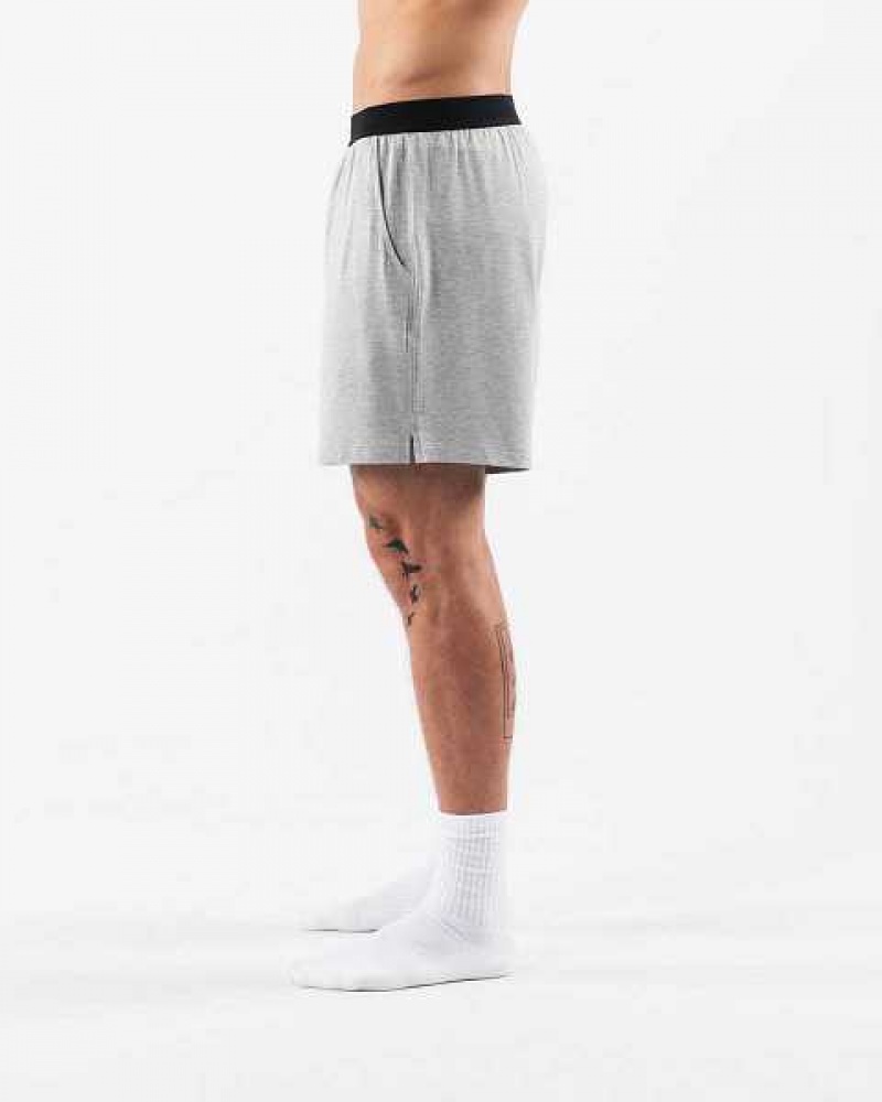 Short Alphalete Lounge Hombre Grises | Mexico-786924