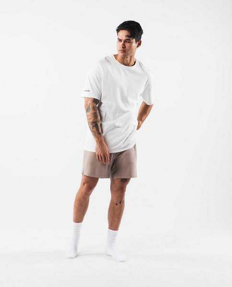 Short Alphalete Lounge Hombre Marrom | Mexico-903612