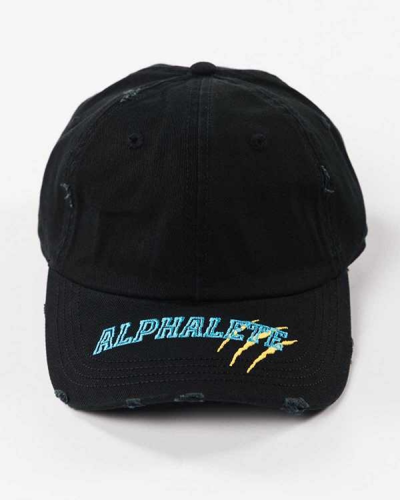 Sombrero Alphalete Claw Unisex Negros Azules Amarillos | Mexico-038456