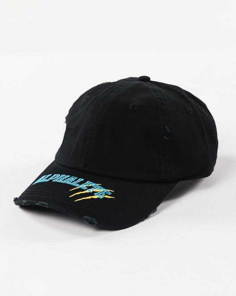 Sombrero Alphalete Claw Unisex Negros Azules Amarillos | Mexico-038456