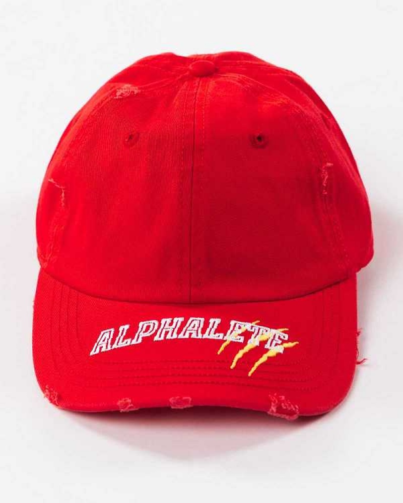 Sombrero Alphalete Claw Unisex Rojos Blancos Amarillos | Mexico-495123