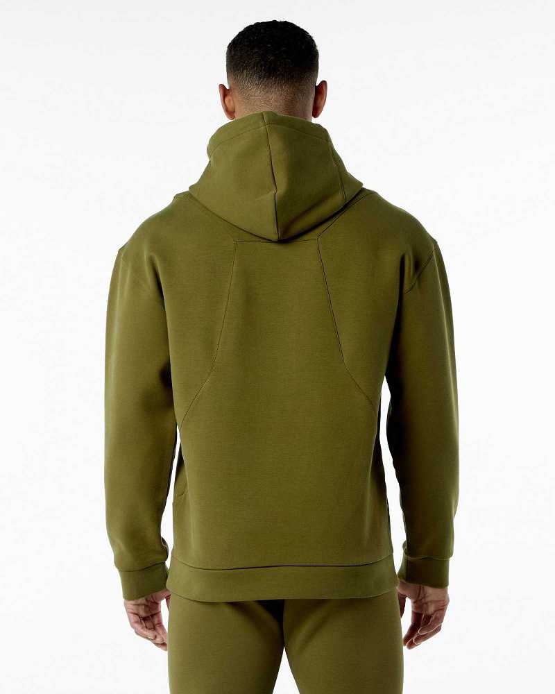 Sudadera con Capucha Alphalete ELMTS Hombre Verdes | Mexico-194638