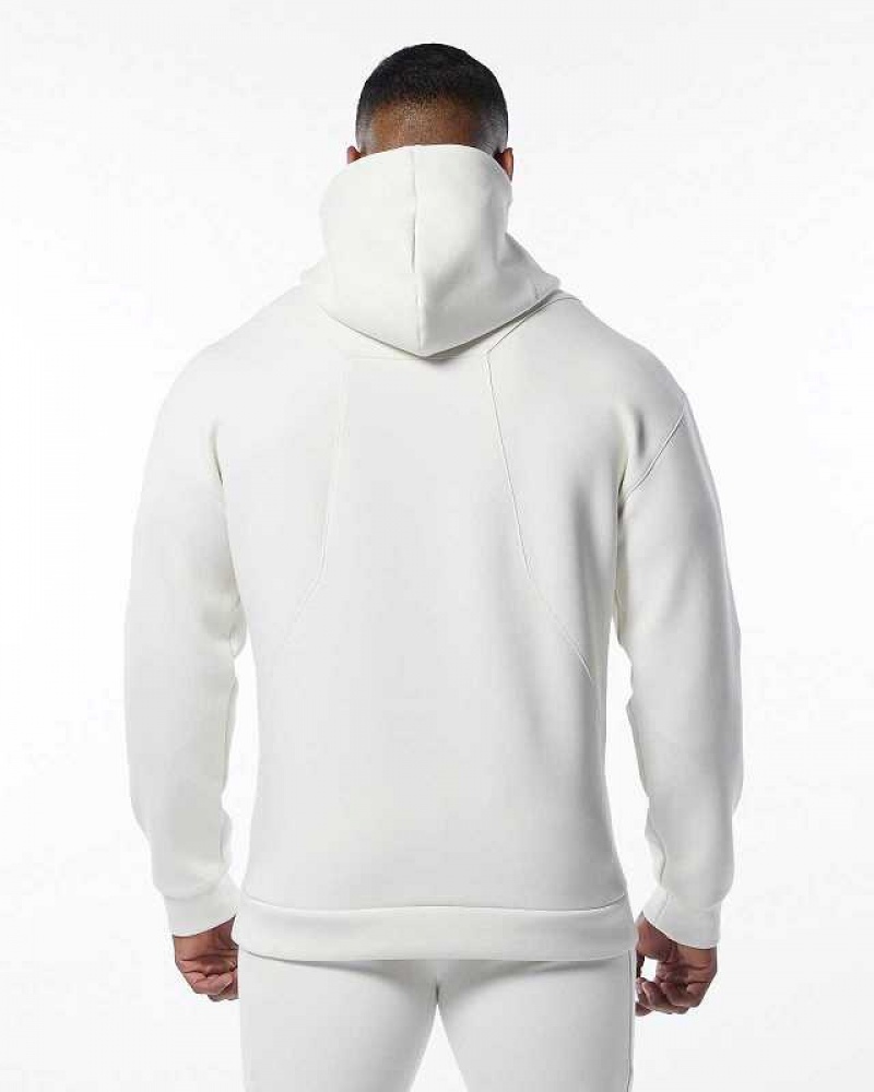 Sudadera con Capucha Alphalete ELMTS Hombre Blancos | Mexico-937845