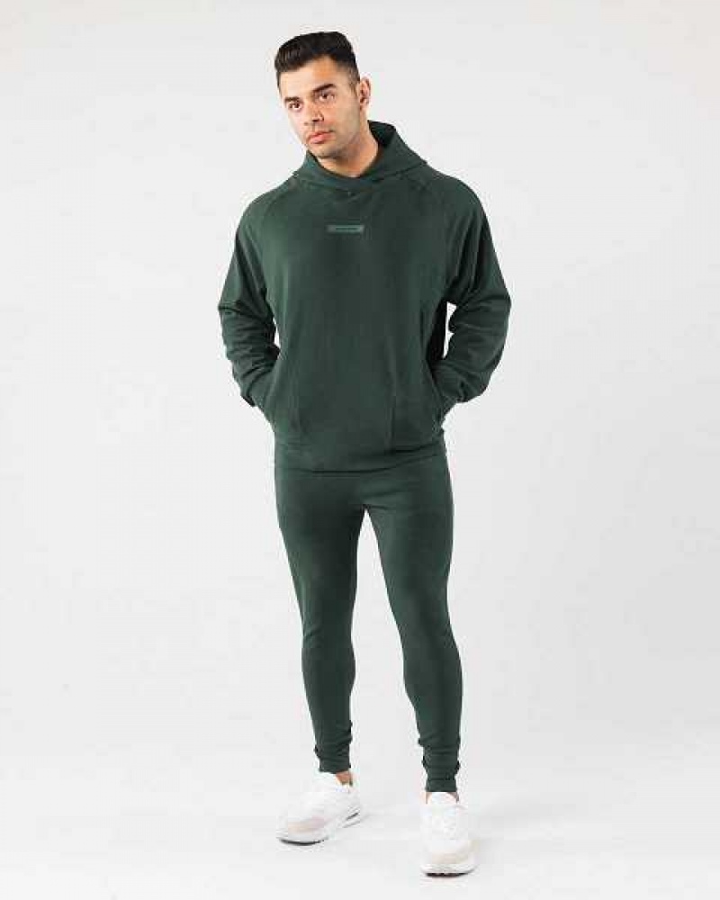 Sudadera con Capucha Alphalete Identity Pro Hombre Verdes | Mexico-516924