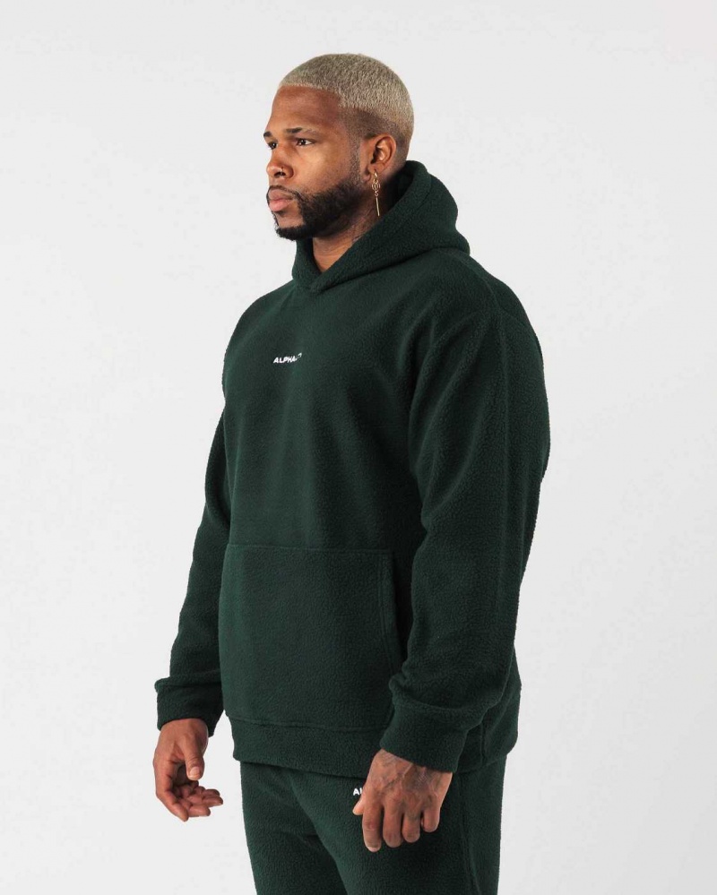 Sudadera con Capucha Alphalete King Hombre Verdes | Mexico-342698