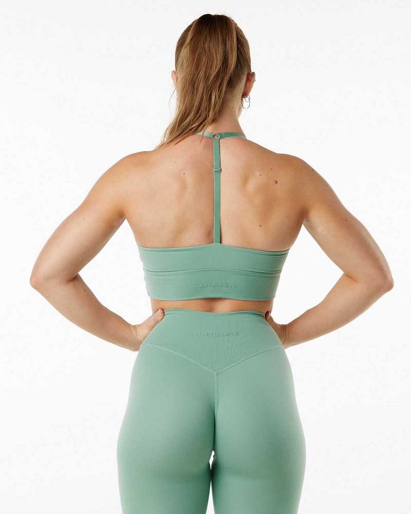 Sujetador Deportivo Alphalete Alphalux Wonder Mujer Verdes | Mexico-419372