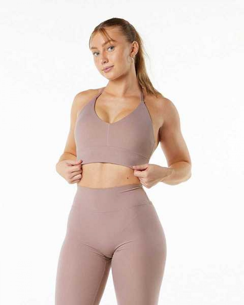 Sujetador Deportivo Alphalete Alphalux Wonder Mujer Morados | Mexico-425897