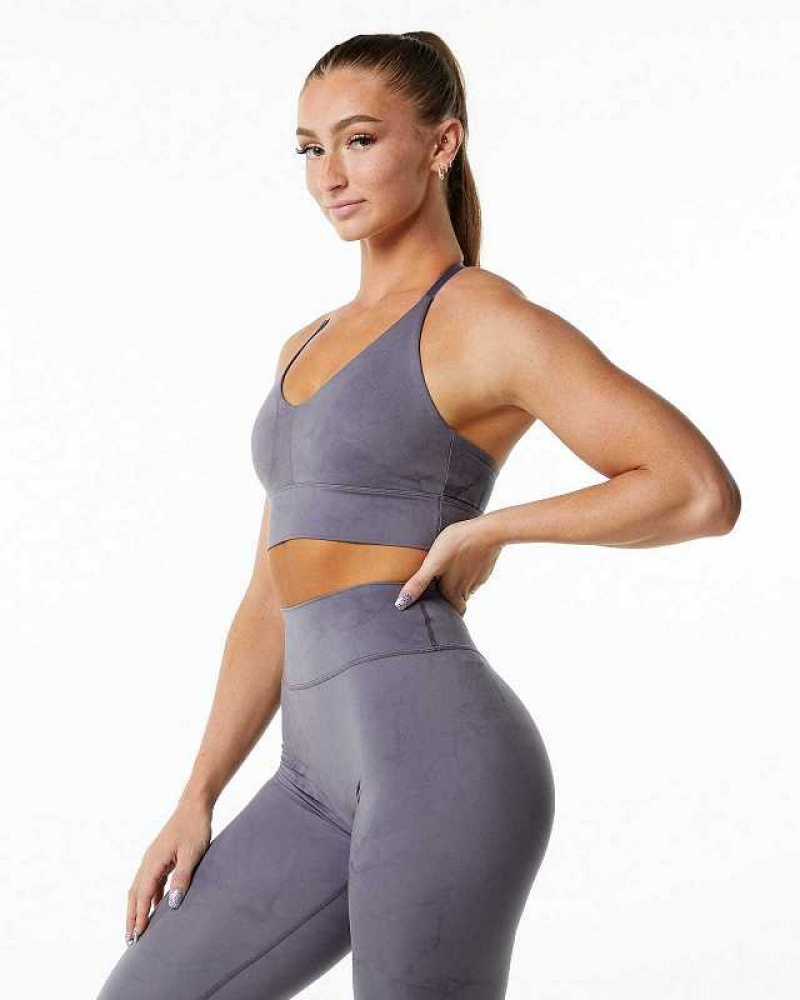 Sujetador Deportivo Alphalete Alphalux Wonder Mujer Morados | Mexico-309745