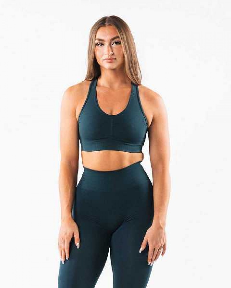 Sujetador Deportivo Alphalete Amplify Mujer Azules | Mexico-091478