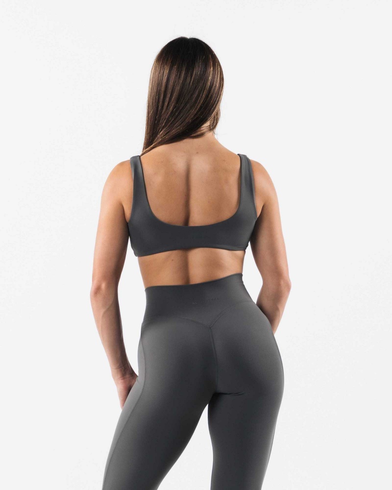 Sujetador Deportivo Alphalete Aura Sculpt Mujer Grises | Mexico-158027