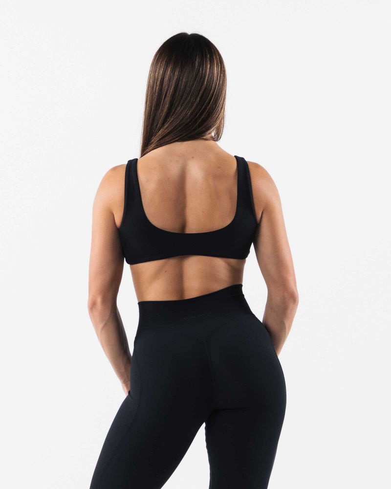 Sujetador Deportivo Alphalete Aura Sculpt Mujer Negros | Mexico-298376