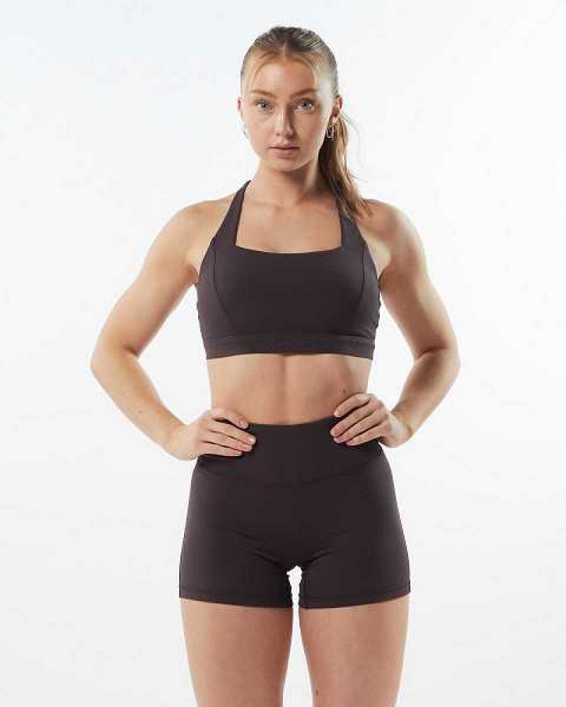 Sujetador Deportivo Alphalete Pulse Kinetic Mujer Grises | Mexico-974256