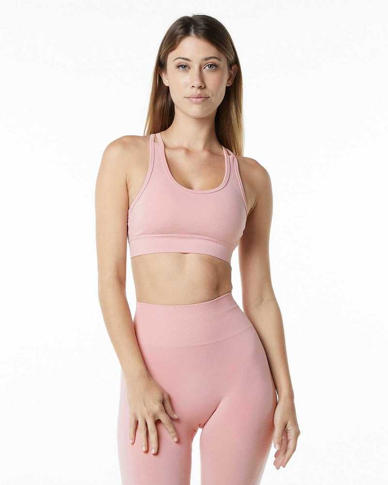 Sujetador Deportivo Alphalete Revival Mujer Rosas | Mexico-295718