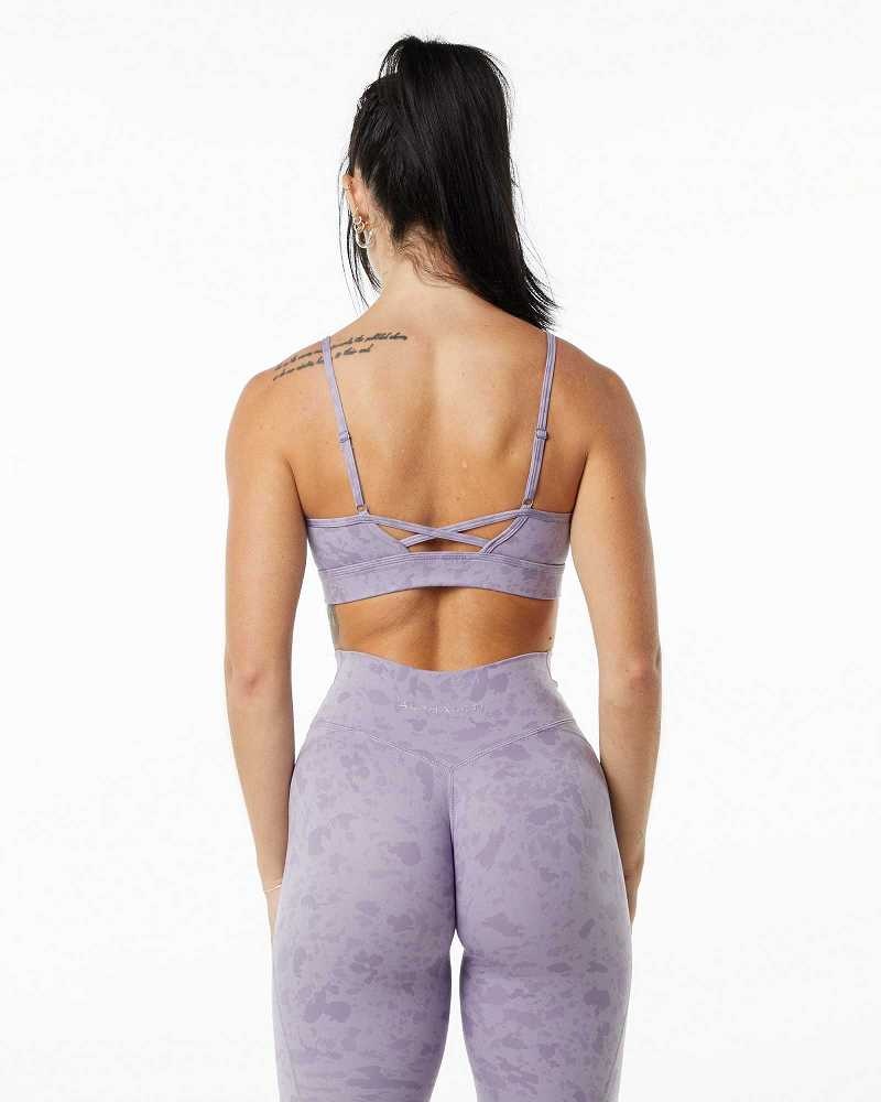 Sujetador Deportivo Alphalete Surface Limitless Mujer Morados | Mexico-830765