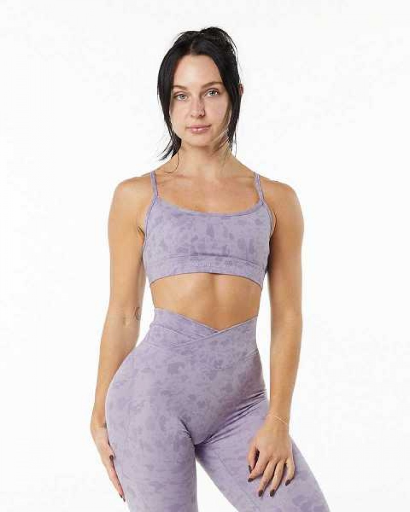 Sujetador Deportivo Alphalete Surface Limitless Mujer Morados | Mexico-830765