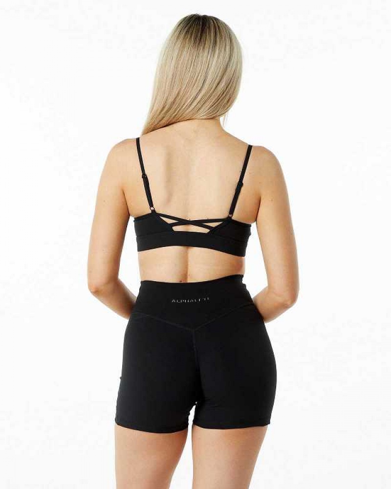 Sujetador Deportivo Alphalete Surface Limitless Mujer Negros | Mexico-578421