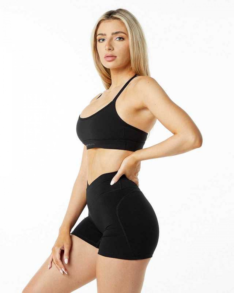 Sujetador Deportivo Alphalete Surface Tri Mujer Negros | Mexico-076318