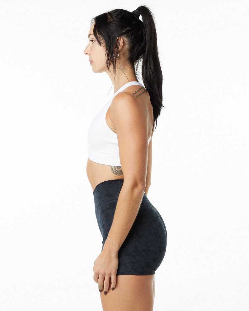 Sujetador Deportivo Alphalete Surface Wrap Mujer Blancos | Mexico-974538