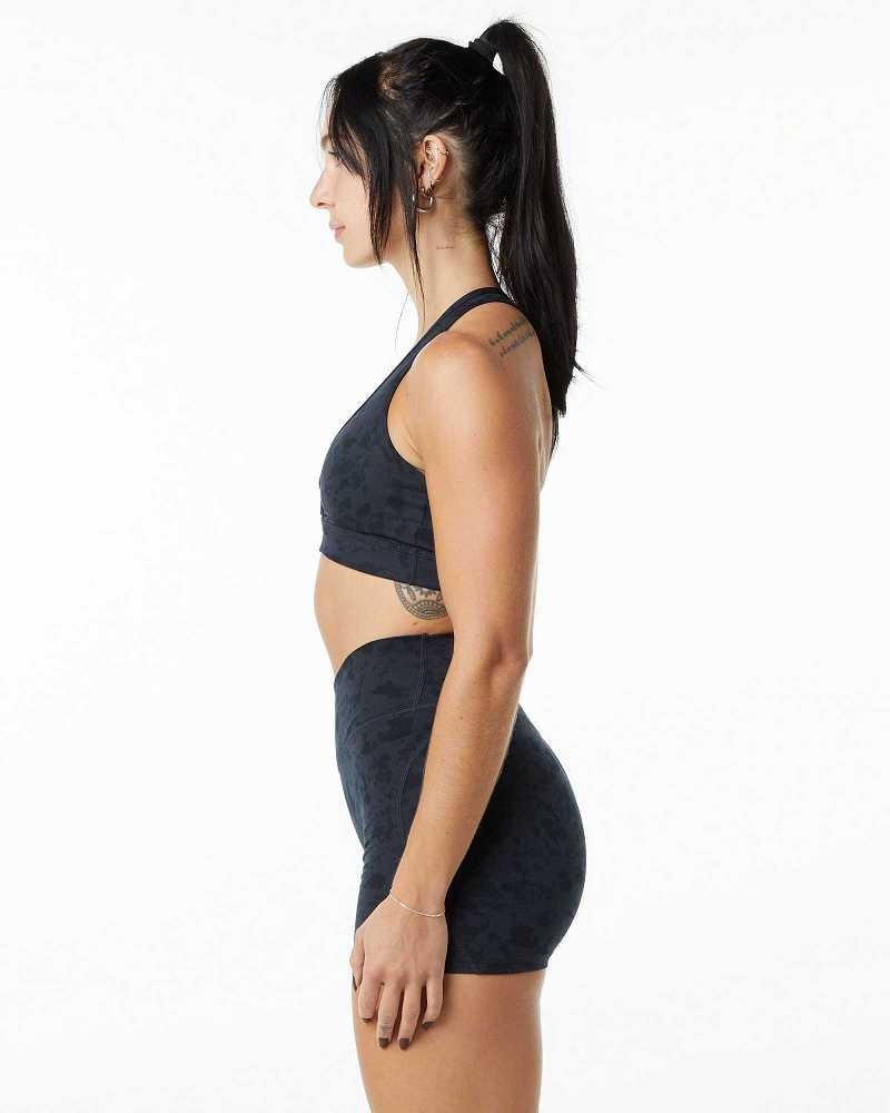 Sujetador Deportivo Alphalete Surface Wrap Mujer Negros | Mexico-621370