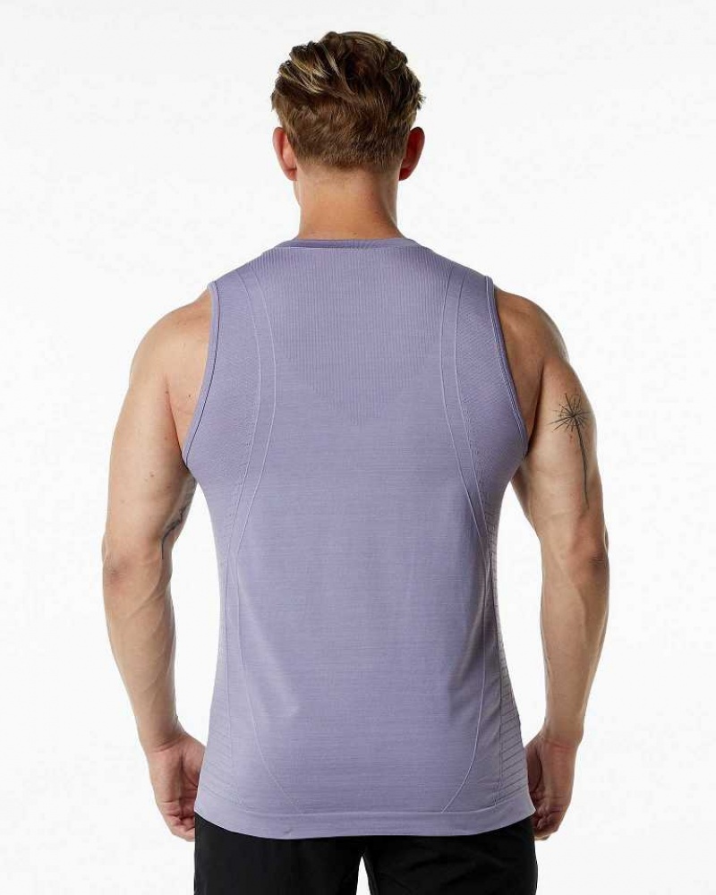 Tank Top Alphalete Ozone Hombre Lavanda | Mexico-768531