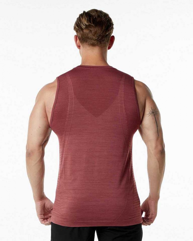 Tank Top Alphalete Ozone Hombre Rojos | Mexico-541963