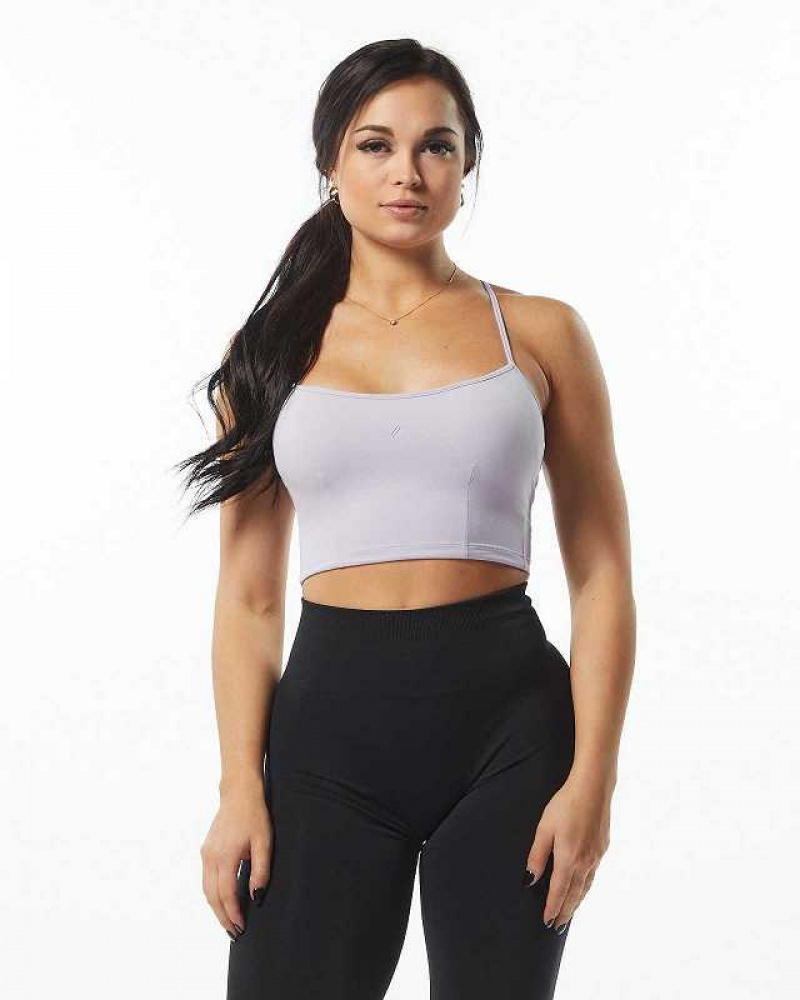 Tank Top Alphalete Ultrasoft Camisole Mujer Morados | Mexico-627893