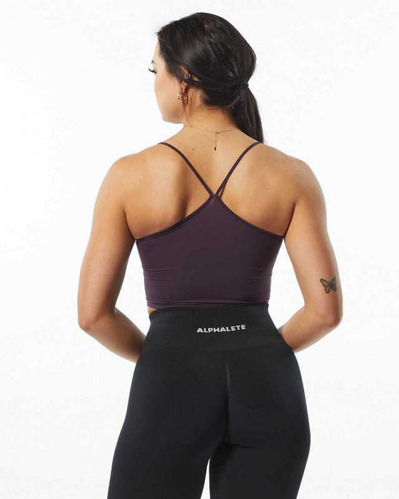 Tank Top Alphalete Ultrasoft Camisole Mujer Morados | Mexico-213549