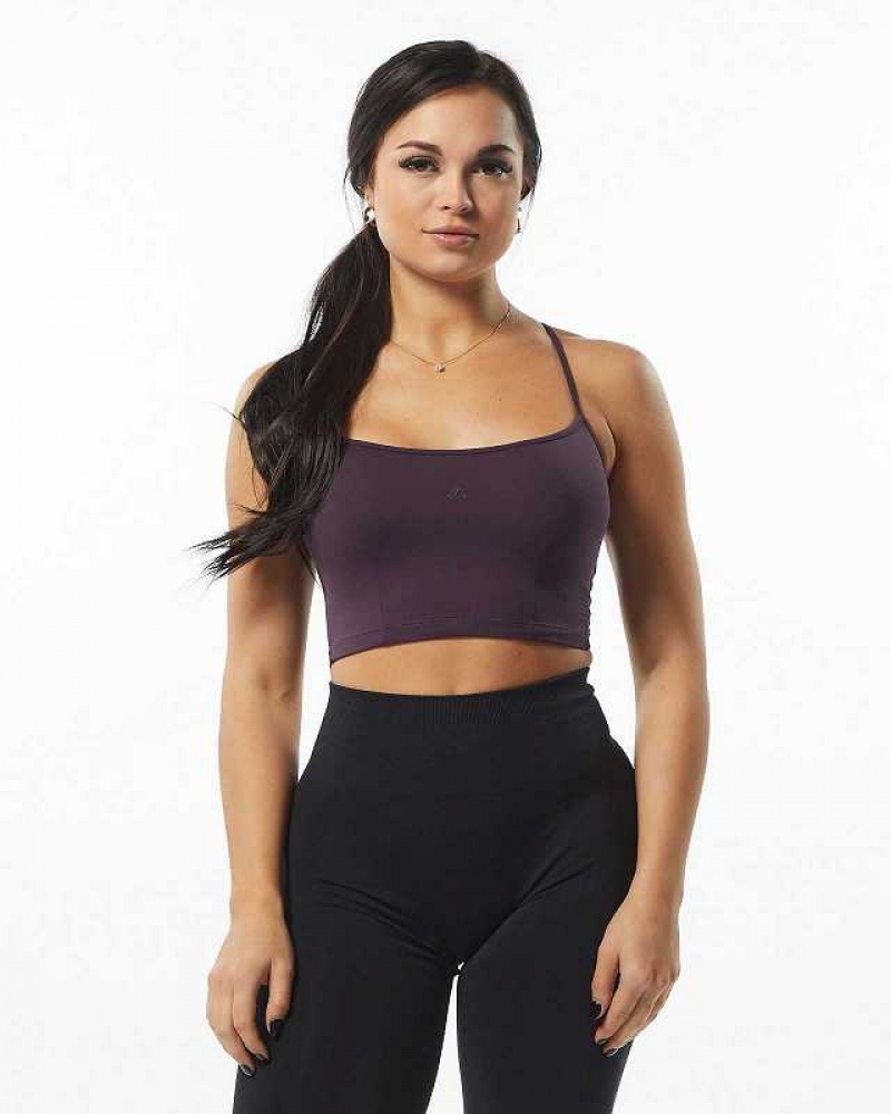 Tank Top Alphalete Ultrasoft Camisole Mujer Morados | Mexico-213549